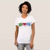 Peace Love Law T-shirt (Voorkant volledig)