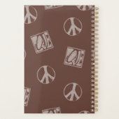 Peace Love Light en vernietigen de patriarchie Planner (Achterkant)