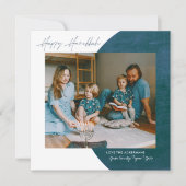 Peace Love Light | Happy Hanukkah Photo Collage Feestdagenkaart (Voorkant)