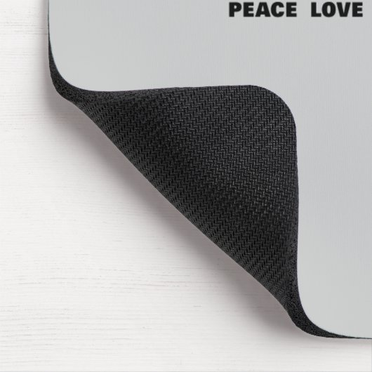 Peace Love Linux Muismat (Hoek)