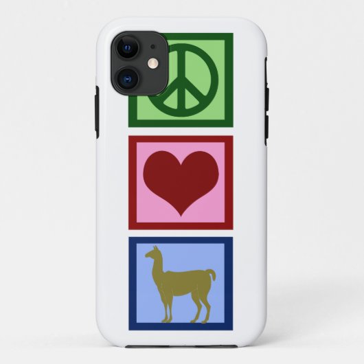 Peace Love Llamas Case-Mate iPhone Case (Achterkant)