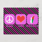 Peace Love Madagascar Briefkaart (Voorkant)