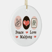 Peace Love Mahjong Ornament (Rechts)