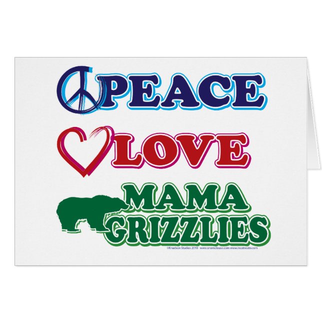 Peace-Love-Mama-Grizzlies (Voorkant Horizontaal)