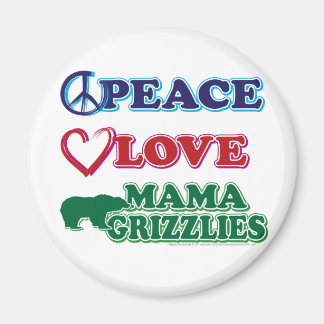 Peace-Love-Mama-Grizzlies Magneet