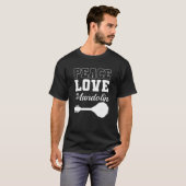 Peace Love Mandolin Maestro T-shirt (Voorkant volledig)