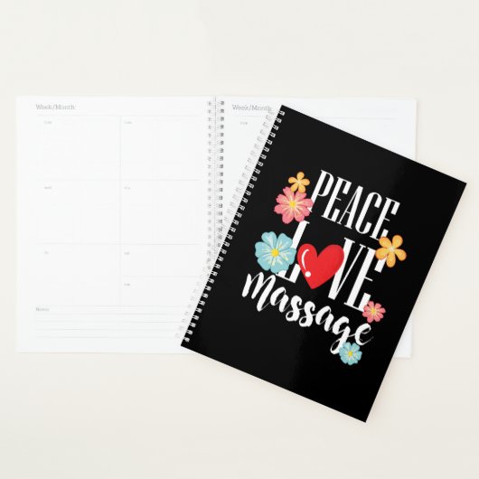 Peace Love Massage Planner (Display)