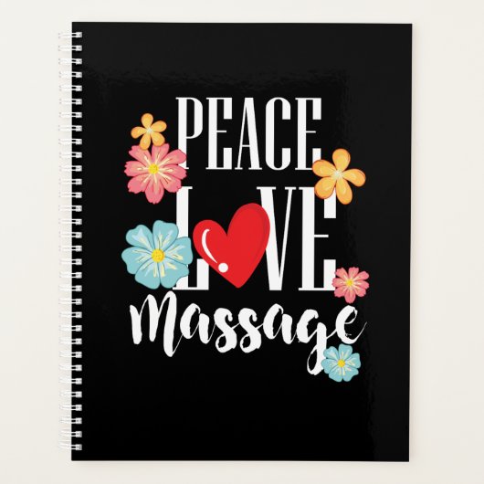 Peace Love Massage Planner (Voorkant)