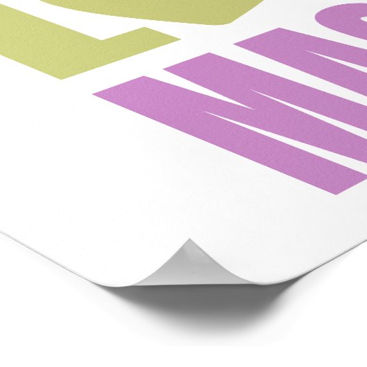 Peace Love Massage Poster (Hoek)