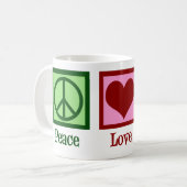 Peace Love Massage Therapy Koffiemok (Voorkant links)