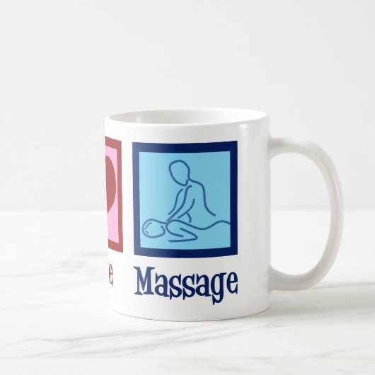 Peace Love Massage Therapy Koffiemok (Rechts)