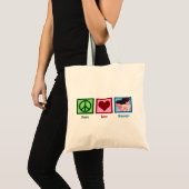 Peace Love Massage Tote Bag (Voorkant (product))