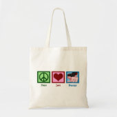 Peace Love Massage Tote Bag (Voorkant)