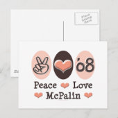 Peace Love McPalin Briefkaart 08 (Voorkant / Achterkant)