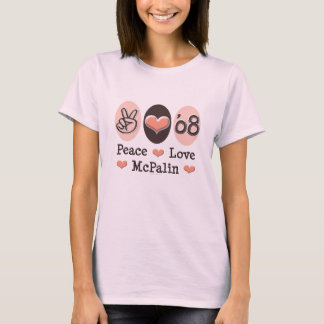 Peace Love McPalin T shirt 08 Organic