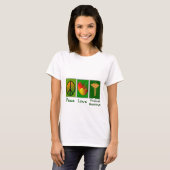 Peace Love Medical Assisting T-shirt (Voorkant volledig)
