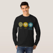 Peace Love Medical Assisting T-shirt (Voorkant volledig)