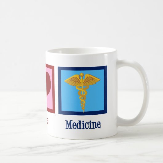 Peace Love Medicine Koffiemok (Rechts)