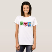 Peace Love Medicine T-shirt (Voorkant volledig)