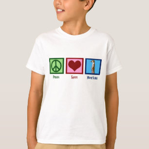 Peace Love Meerkats Kinder T-shirt