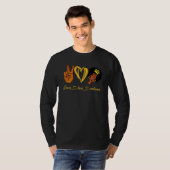 Peace Love Melanin Queen Black Owned Business That T-shirt (Voorkant volledig)