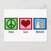 Peace Love Midechtgenote Briefkaart (Voorkant)