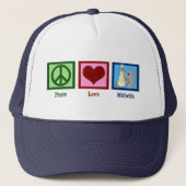 Peace Love Midechtgenote Trucker Pet (Voorkant)