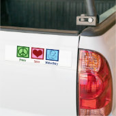 Peace Love Midwifery Cute Midechtgenote Bumpersticker (Op Truck)