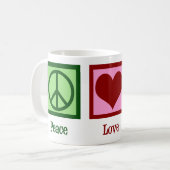 Peace Love Midwifery Cute Midechtgenote Koffiemok (Voorkant links)