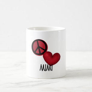 Peace Love Mimi Koffiemok