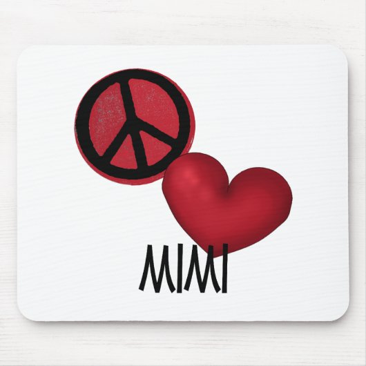 Peace Love Mimi Muismat (Voorkant)