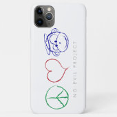 Peace, Love, Monkeys Phone Case - Large Camera (Achterkant)