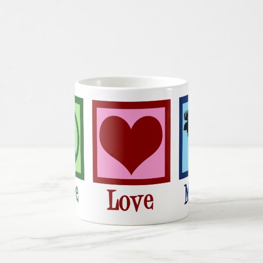 Peace Love Moose Koffiemok (Center)