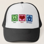 Peace Love Mortgages Cute Mortgage Company Lender Trucker Pet<br><div class="desc">Peace Love Mortgages. Een schattig cadeau voor hypotheekverstrekkers voor een makelaar van een leningmaatschappij voor huisvesting. Een cool ontwerp om huizen te verkopen aan huiseigenaren die op zoek zijn naar een woning die een kredietverlenende onderneming nodig heeft.</div>