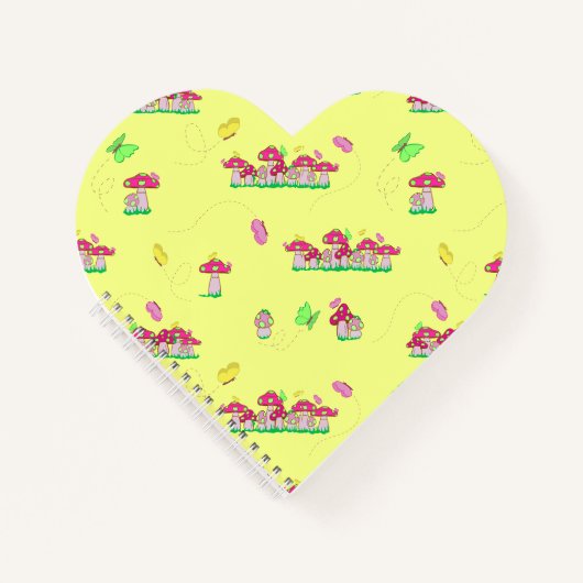 Peace Love Mushrooms Notitieboek (Voorkant)