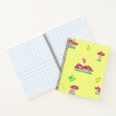 Peace Love Mushrooms Notitieboek (Binnen)