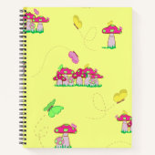 Peace Love Mushrooms Notitieboek (Voorkant)