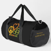 Peace Love Music, aangepaste naam Plunjezak (Rechterhoek)