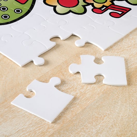 Peace-Love-Music Legpuzzel (Zijkant)