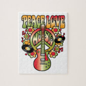 Peace-Love-Music Legpuzzel (Verticaal)