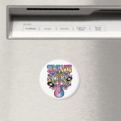Peace Love Music Magneet (Insitu (Vaatwasser))