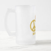 Peace Love Music mok - kies stijl en kleur (Links)