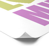 Peace Love Music Poster (Hoek)