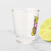 Peace Love Music Shot Glas (Links)