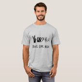 Peace, Love, Music T-Shirt (Voorkant volledig)