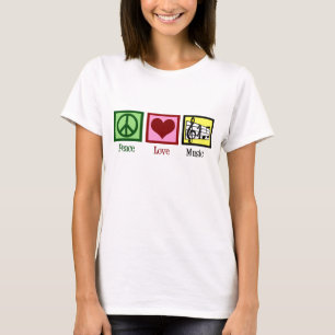 Peace Love Music T-shirt