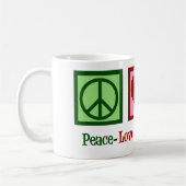 Peace Love Music Therapy Cute Therapist Koffiemok (Links)