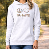 Peace Love Namaste Butterflies - Colorful Graphic Hoodie