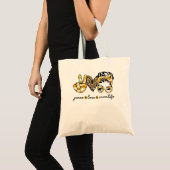Peace Love Nana Life Moeder Life Tote Bag (Voorkant (product))