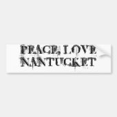 Peace Love Nantucket sticker (Voorkant)